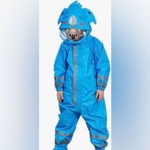 Kids Blue Koala Rain Costume